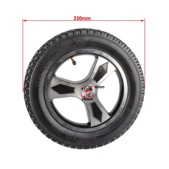 Chambre à Air Pneumatique pour Roues de 12 Pouces