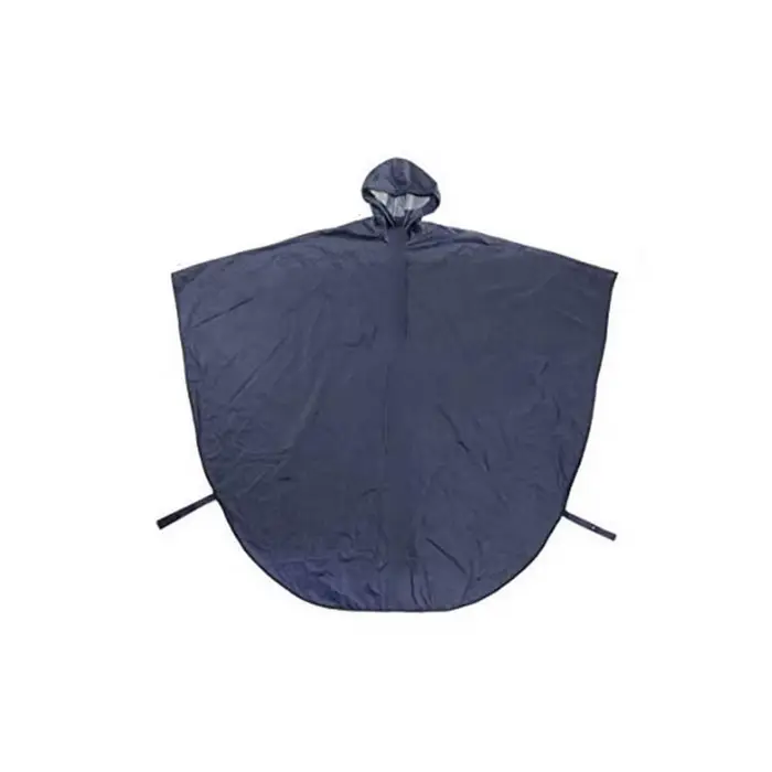 Poncho de pluie réutilisable pour fauteuil roulant, imperméable avec bande réfléchissante, capuche i