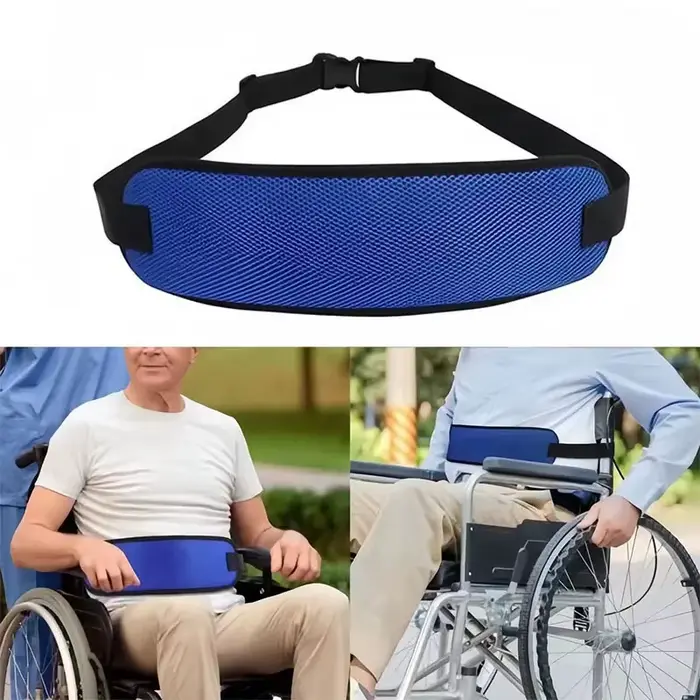 Ceinture de sécurité pour prévention des chutes de fauteuil roulant, sangles de fixation des épaules