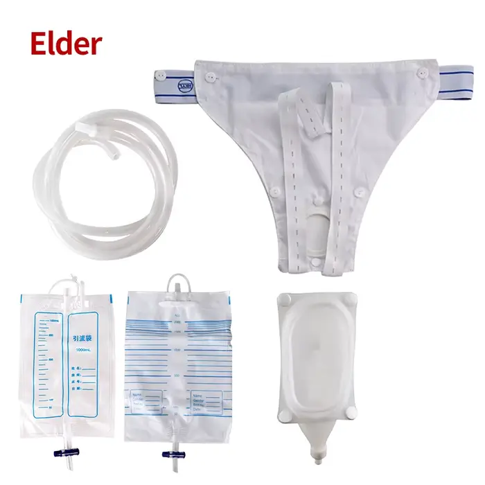 Collecteur d'urine en silicone hypoallergénique pour adultes, urinoir avec sacs de circulation, toil