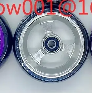 Roues avant de fauteuil roulant de 5 pouces de 120mm de diamètre, roulettes, pneus solides en PU sil