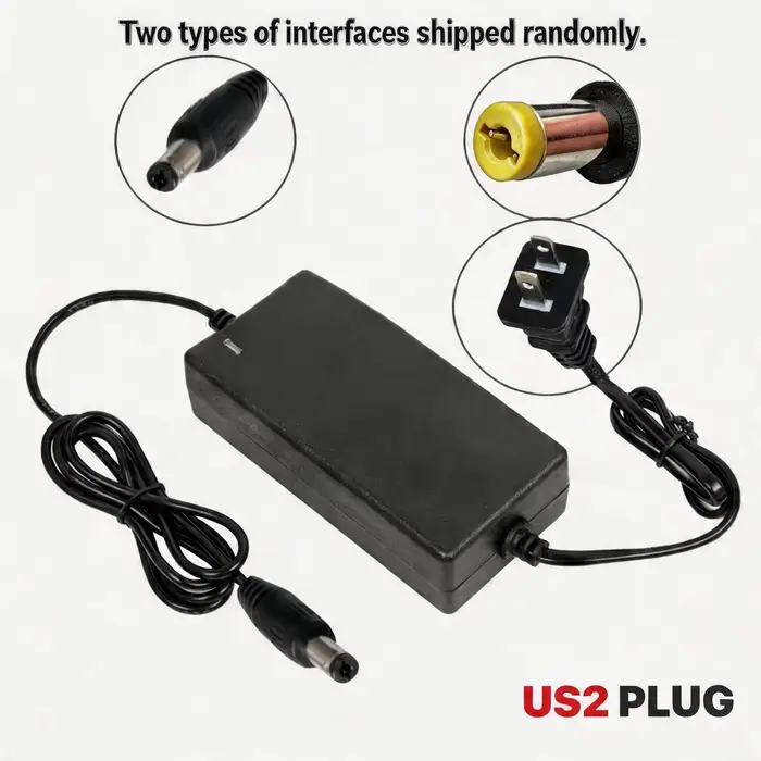 Chargeur de batterie pour trottinette électrique 42V 1.5A, adaptateur de chargeur de trottinette ave