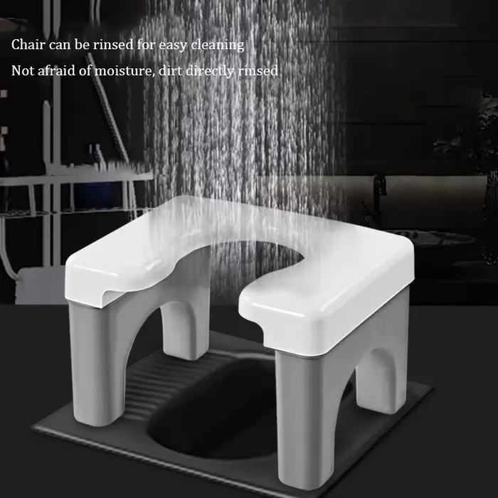 Chaise de toilette à accroupir antidérapante