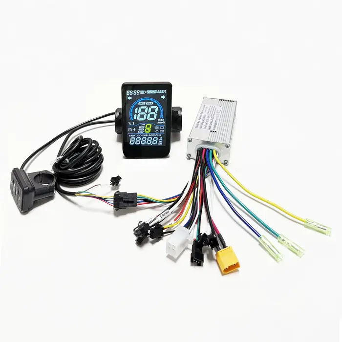Contrôleur de moteur sans balais pour scooter électrique 24V 36V 48V 350W 500W 25A-30A, 9 MOSFET ave
