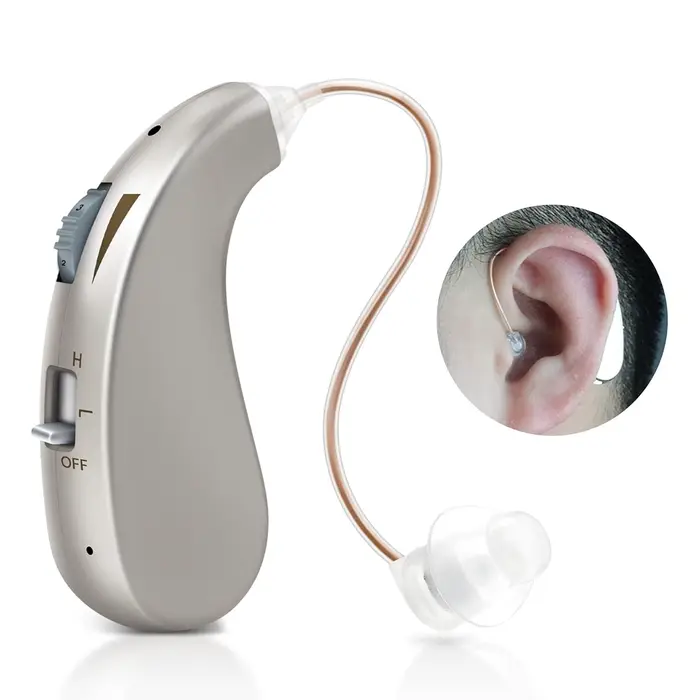 Aide auditive rechargeable pour personnes âgées et adultes, contrôle du volume, puce numérique, ampl