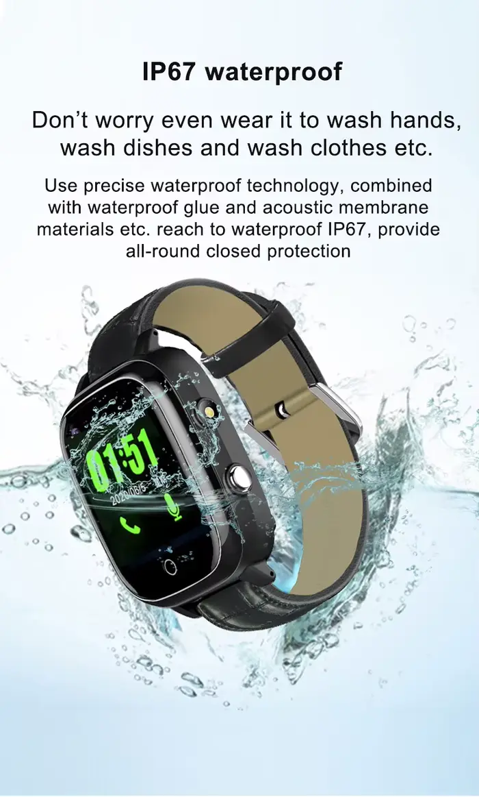 Montre connectée pour personnes âgées