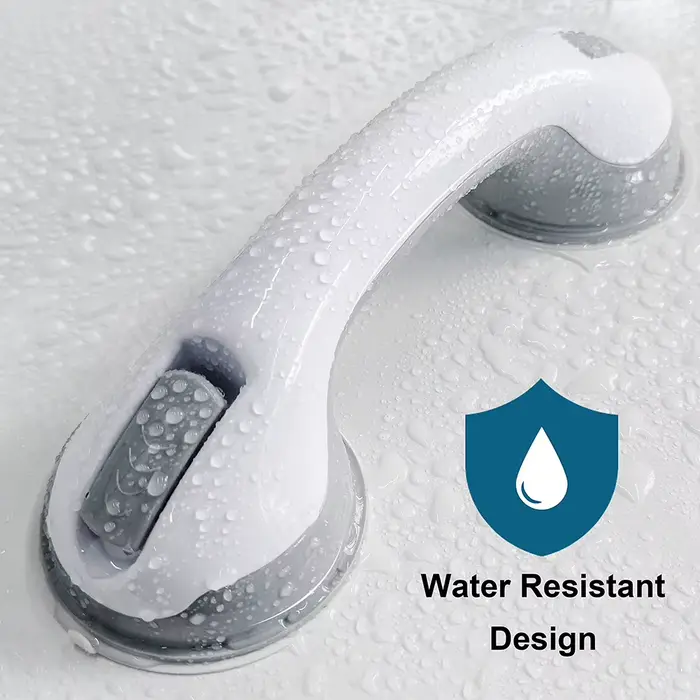 Barres d'appui pour douche (lot de 1 ou 2) – Main courante de sécurité pour salle de bain et toilettes