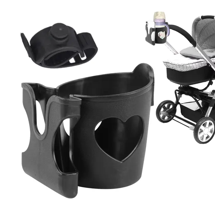 Support de tasse réglable pour déambulateur