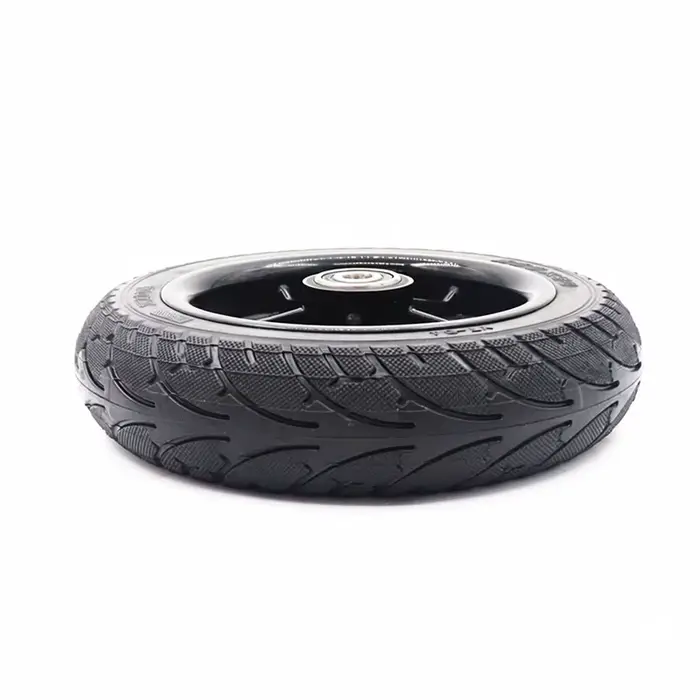 Roues de scooter de 8 pouces, roues solides 200x50, 12mm avec jantes, adaptées au remplacement des roues solides de scooter électrique