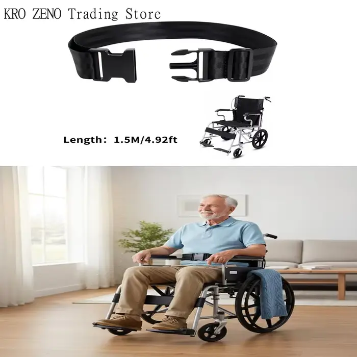Ceinture de sécurité réglable à dégagement rapide pour fauteuil roulant, sangle de maintien pour la 