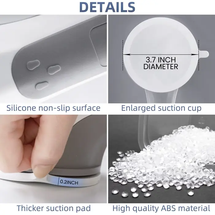 TAILI Poignée Ventouse pour Salle de Bain 31 CM