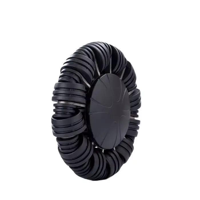 Roues Omni en TPU roue omnidirectionnelle roulette électrique pour fauteuil roulant