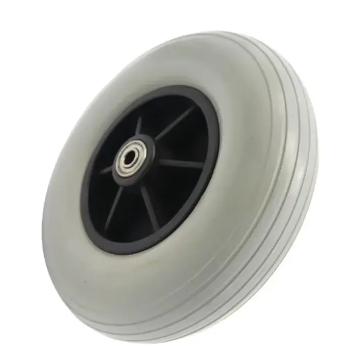 Roue en PU 200x50, pneu solide de 8 pouces pour fauteuil roulant