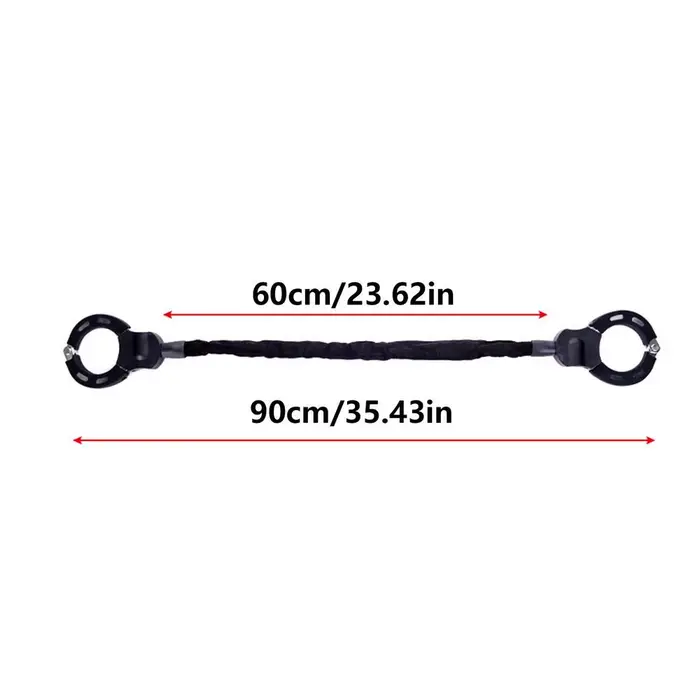 Serrures antivol pour Scooter électrique, système robuste de 90cm avec 3 clés pour porte de clôture 