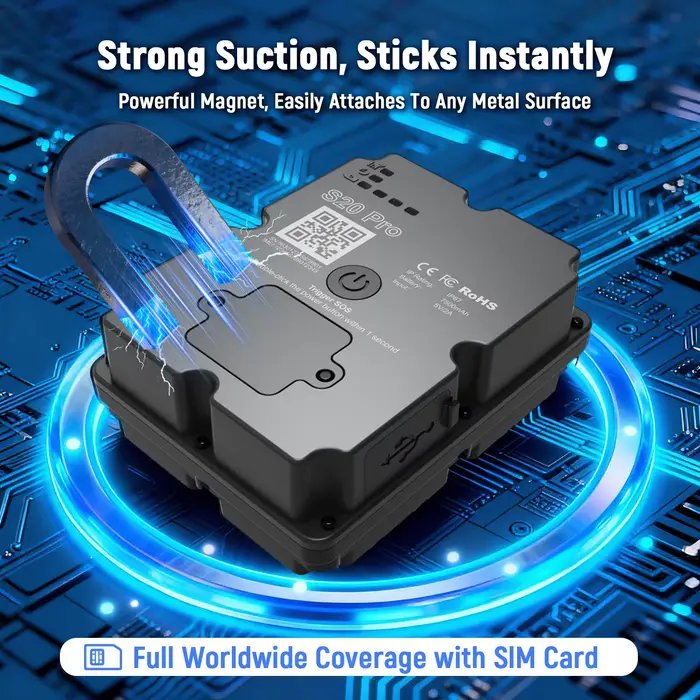 Traceur GPS 4G pour voiture et moto