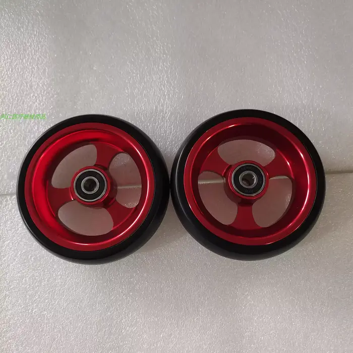 1 paire de roues avant de rechange pour fauteuil roulant de 4 ou 5 pouces