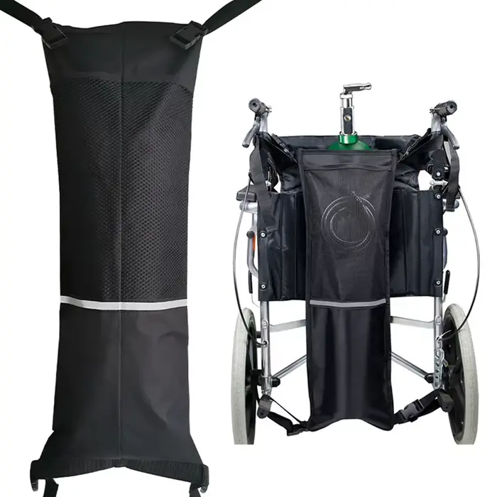 Support de réservoir d'oxygène pour fauteuil roulant, sac à dos cylindrique médical Portable pour su