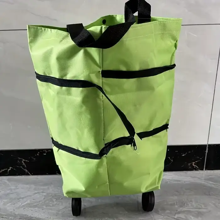 Chariot de courses pliable et portable avec roues |   Chariot à main léger de type sac à dos pour us