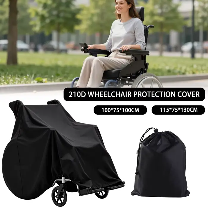 Housse de protection imperméable pour fauteuil roulant électrique, protection contre les intempéries