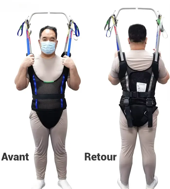 Ehucon Harnais de marche rembourré confortable pour patient