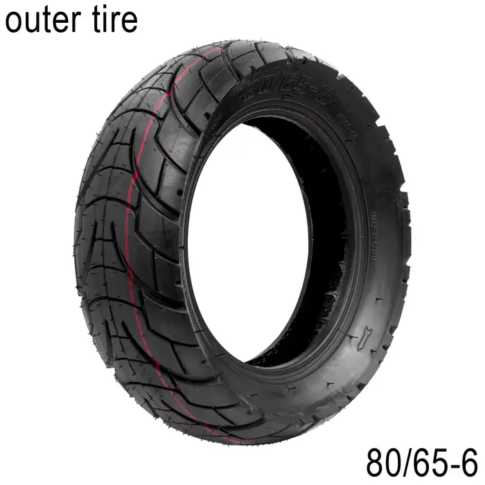 ​ Pneu de Scooter électrique de 10 pouces, roue gonflable 80/65 – 6, pour Inokim Kugoo M4 G1 Dualtro