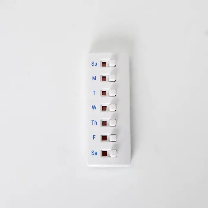 Organisateur de médicaments portable et réutilisable pour divers flacons – Aide à la mémoire pour la