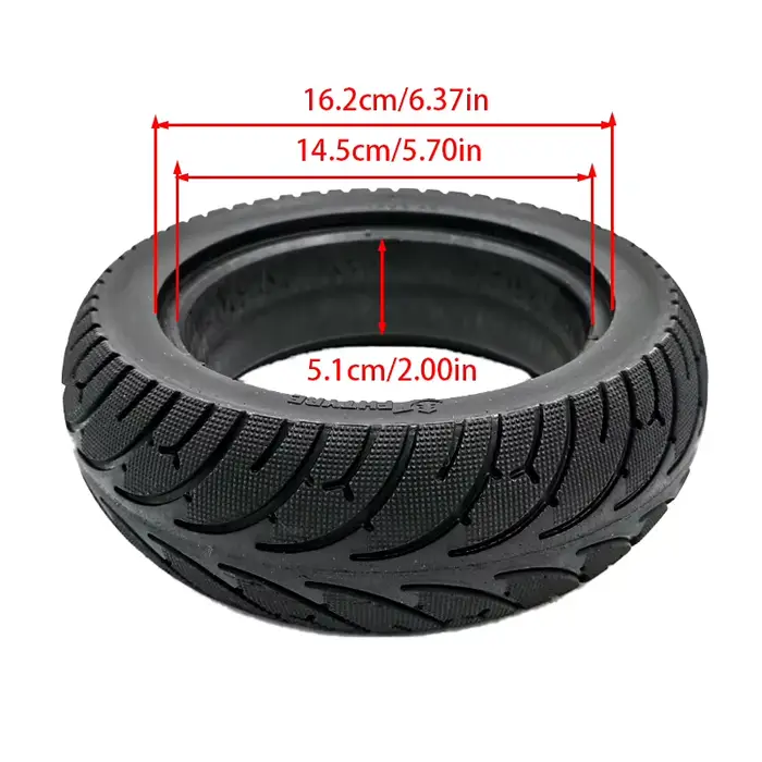 Pneu plein pour trottinette électrique 10 pouces 10X2.50 10X3.0
