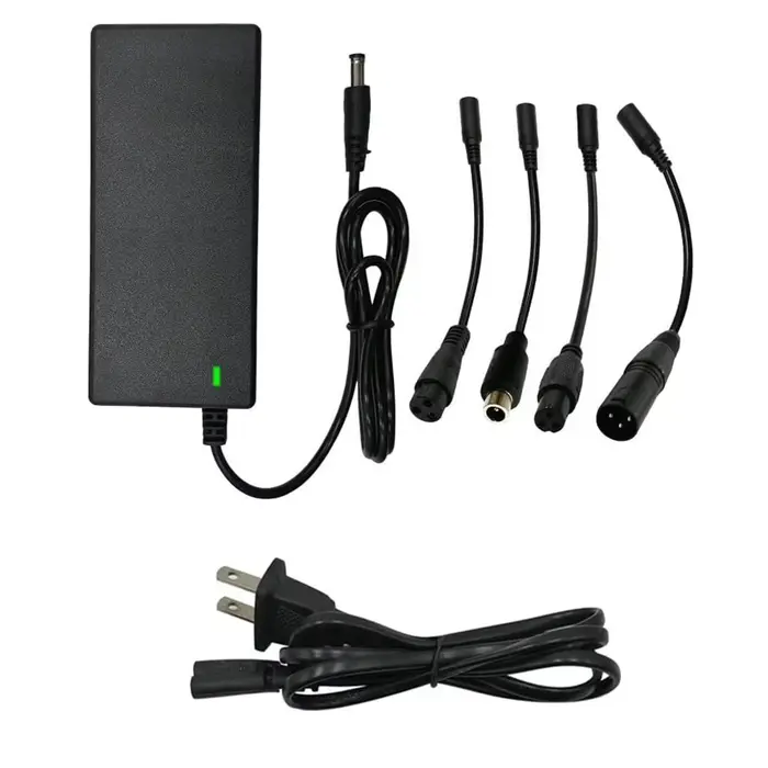 Adaptateur d'alimentation de chargeur 42V 2a pour Scooter électrique Hoverboard EBike universel 5 pr