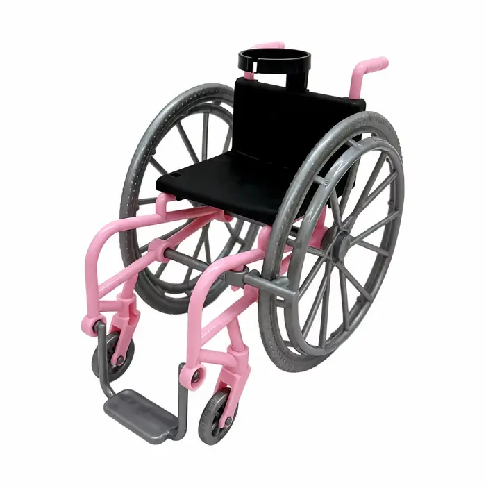 Fauteuil roulant miniature à l'échelle 1/6, design réaliste, style de réadaptation, modèle de fauteu