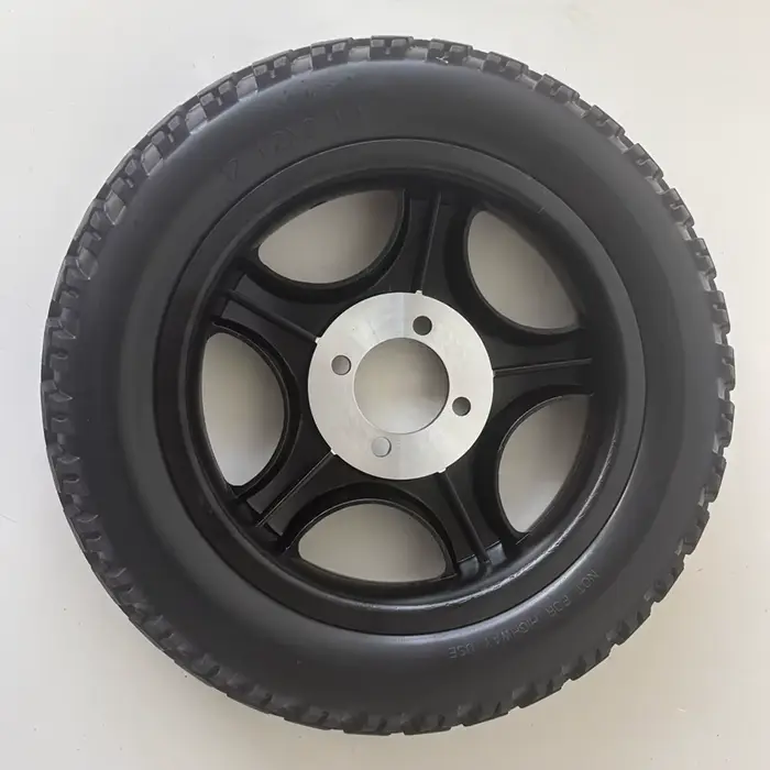 Roue arrière JayCreer 12 1/2 x 2,125 pouces pour fauteuil roulant électrique