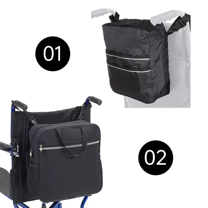 Sac de courses pour fauteuil roulant