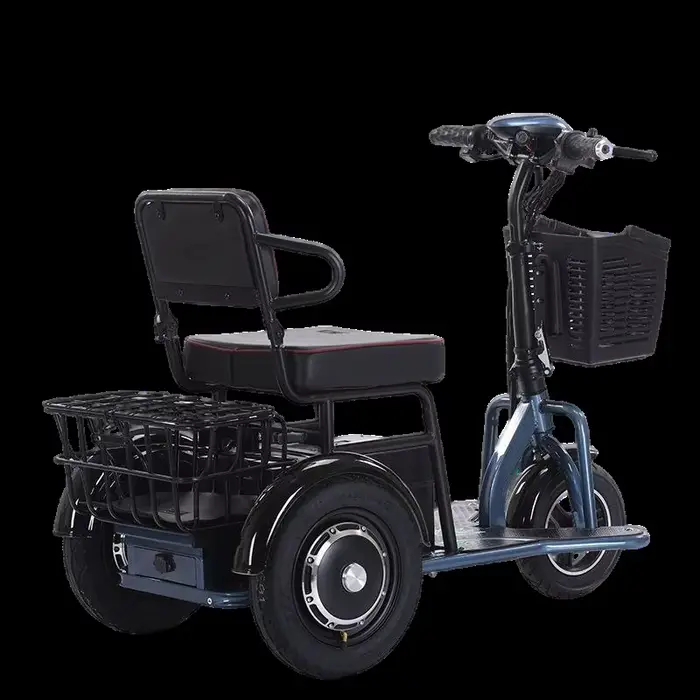 Tricycle électrique pré-assemblé pour femme familiale