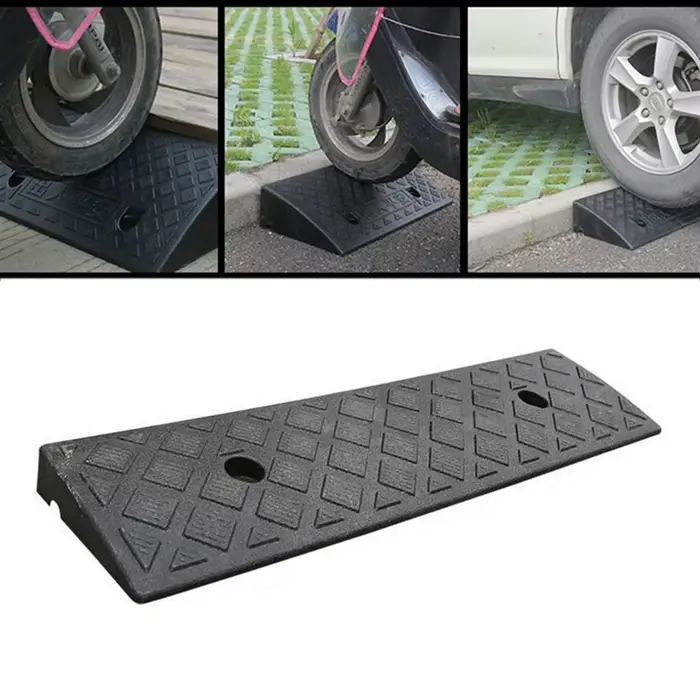 Rampes d'allée de roue de voiture rampe Kerb en plastique rampe de seuil antidérapante hauteur 30mm 