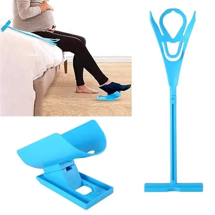 Aide à la mise de chaussettes portable et flexible