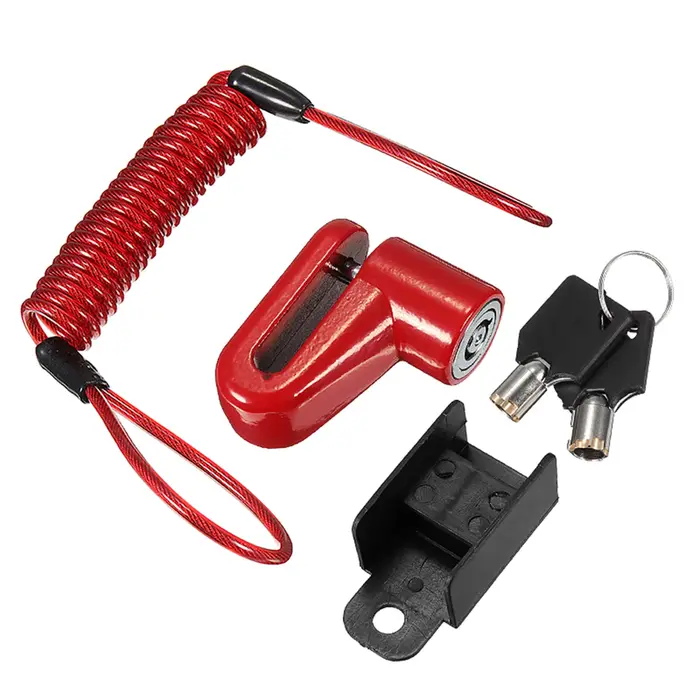 Serrure antivol pour Scooter électrique Xiaomi Mijia M365, fil d'acier, freins à disque, casier de r