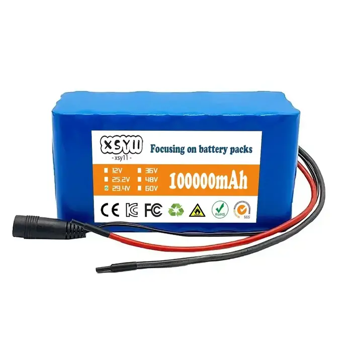 24V 7S3P 100000 Batterie Li-ion mAh 18650 29.4V pour fauteuil roulant