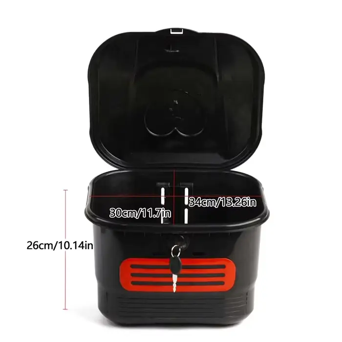 Mir de rangement pour vélo électrique, panier avant pour scooter et vélo, équitation en plein air av