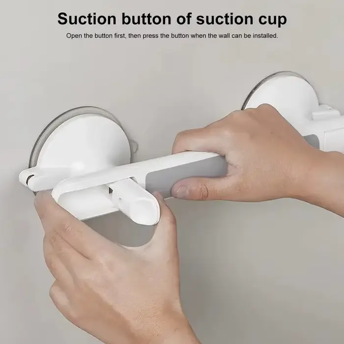 1 barre d'appui de sécurité pour personnes âgées - Installation sans perçage
