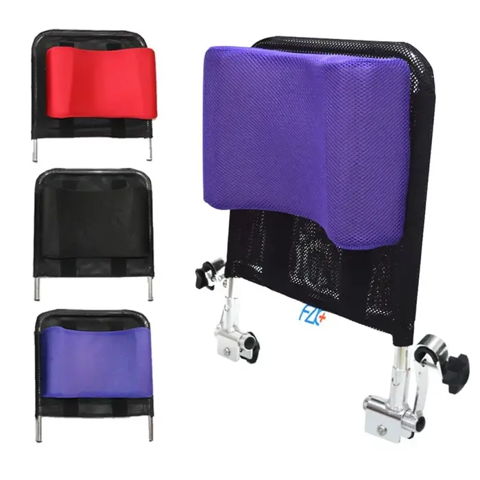 Oreiller de tête pour fauteuil roulant à Angle réglable