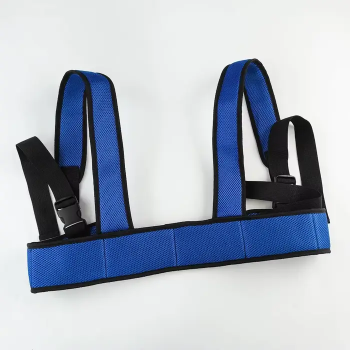 Ceinture de sécurité respirante en maille pour fauteuil roulant, sangles réglables antidérapantes, h