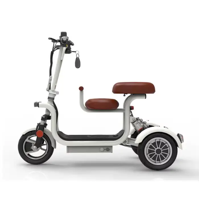 Mini Tricycle Électrique de 10 Pouces pour Parent et Enfant