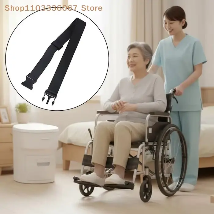Ceinture de sécurité réglable à dégagement rapide pour fauteuil roulant