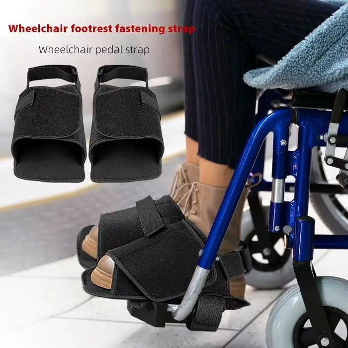 Ceinture porte-chaussures pour fauteuil roulant