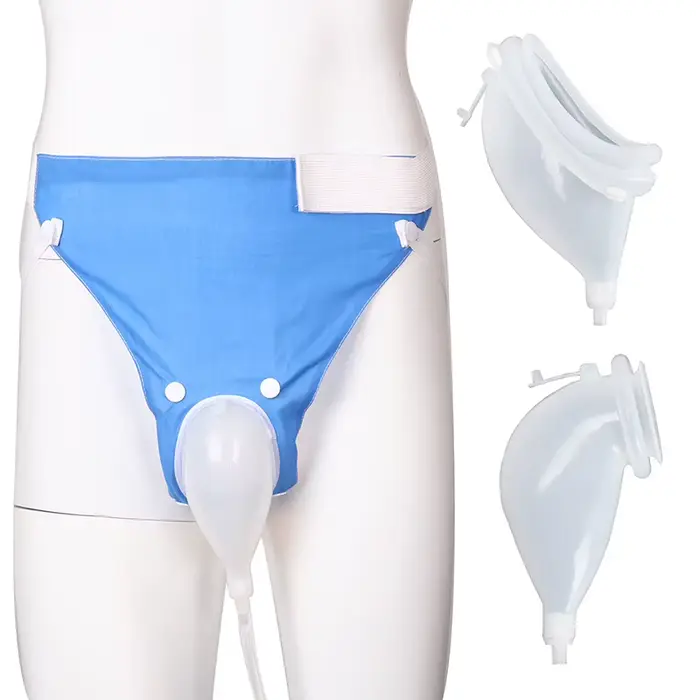 Sacs de collecte d'urine en Silicone réutilisables hypoallergéniques pour hommes et femmes plus âgées