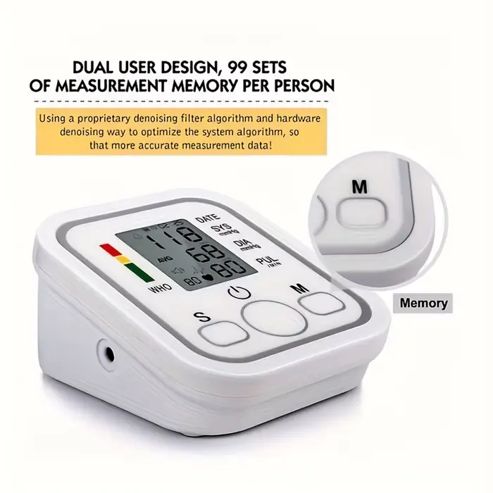 Tensiomètre à bras médical, jauge de lecture, sphygmomanomètre pour personnes âgées, mesure précise,