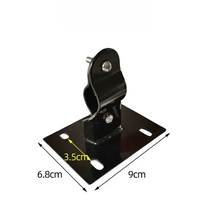Support de fixation arrière réglable pour manette de fauteuil roulant électrique, pour personnes han