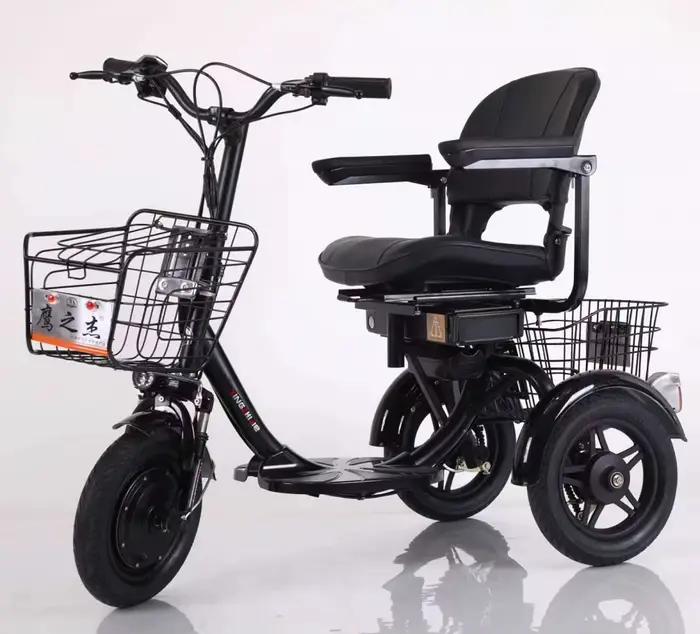 Vélo de ville électrique pliable à 3 roues