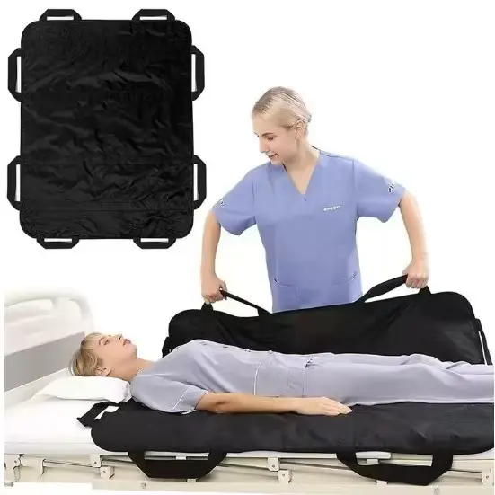 Sangle de transfert de patient, drap de lit pour personnes handicapées et âgées, drap de positionnem