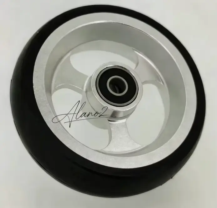 Roues pivotantes avant Alano de 4 pouces pour fauteuils roulants légers de sport