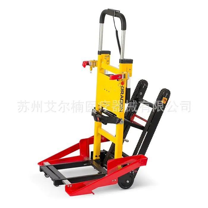 Fauteuil roulant électrique léger pour monter les escaliers, pour personnes âgées et handicapées, avec système d'ancrage pour escaliers.